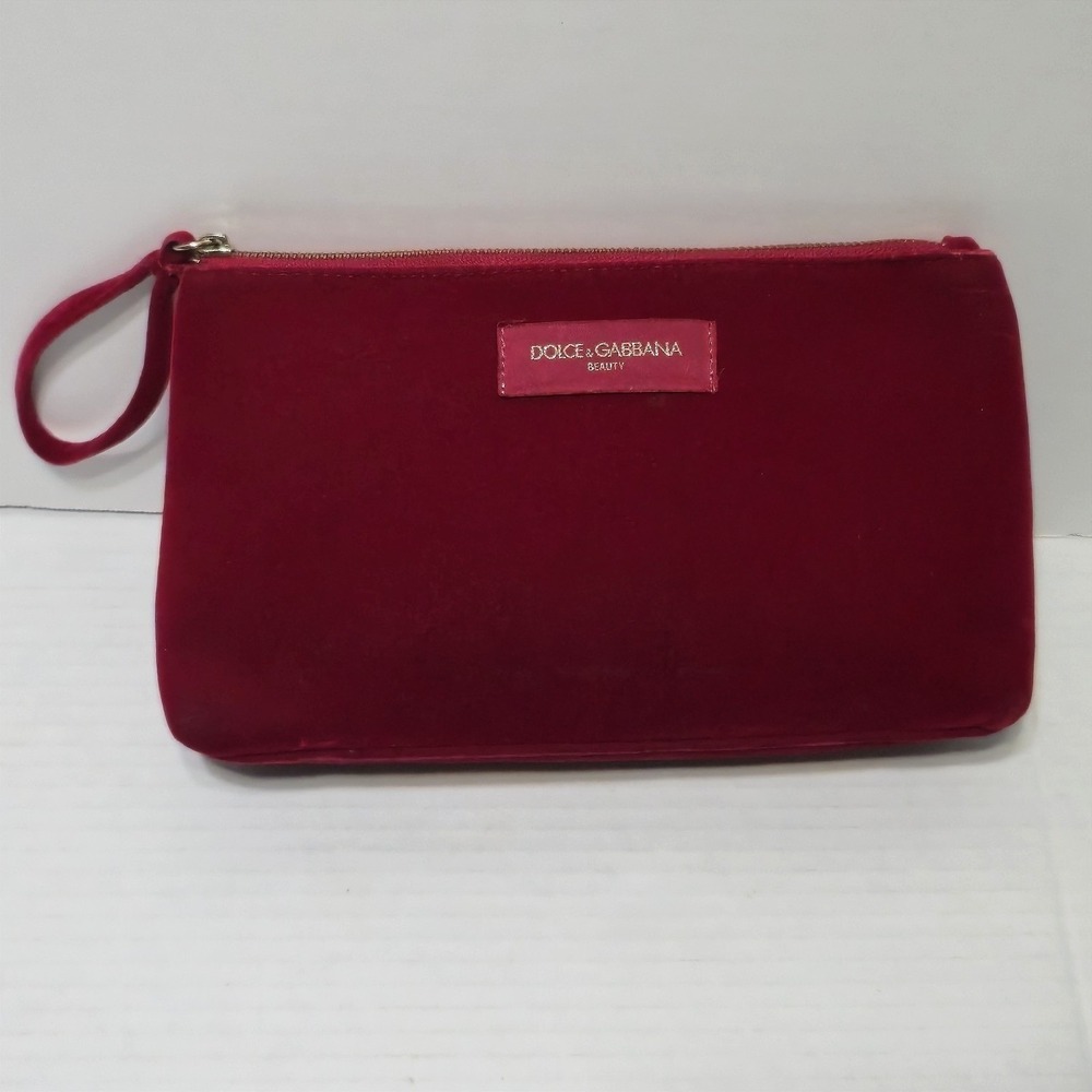 Dolce & Gabbana Velvet Beauty‎ Makeup Pouch Case Purple/Pink